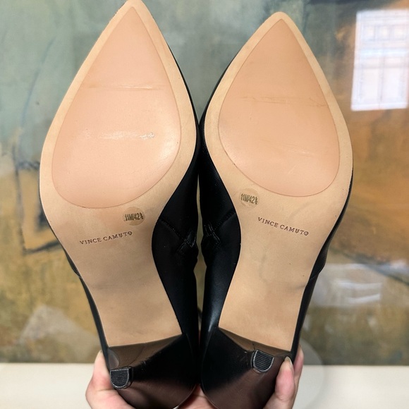 🌸VINCE CAMUTO🌸 Azentela Black Leather Bootie Size: 11M - Picture 14 of 14